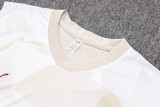 2024/25 Man City Beige Inkjet Vest Training Jersey(A Set)
