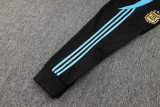 2025 Argentina Rice White Hoody Zipper Jacket Windbreaker