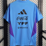 2023 Argentina Blue 3 Start Training Jersey 3星 背后有广告