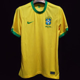 2020/21 Brazil Home 1:1 Quality Yellow Fans Soccer Jersey