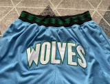 Timberwolves Blue Four Bags NBA Pants