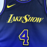 2025 Lakers KNECHT#4 City Edition NBA Jerseys