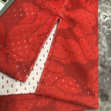 1997/98 Bulls BAPE×M&N #93 Red NBA Jerseys