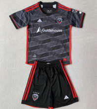 2024/25 D.C. United Home Black Kids Soccer Jersey 华盛顿特区联