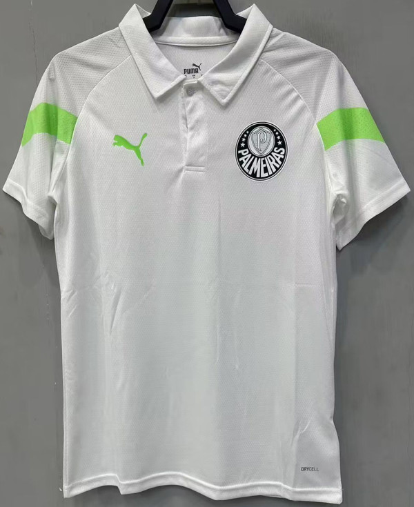 2023 Palmeiras White POLO Jersey 有领
