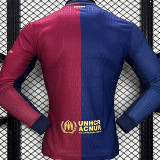 2024/25 BA Home Player Version Long Sleeve Jersey 胸前大广告