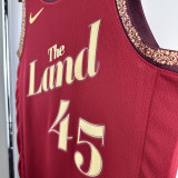 2023/24 Cleveland MITCHELL #45 Red City Edition NBA Jerseys