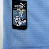 1998/99 Lazio Home Blue Retro Soccer Jersey