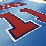 Nets IRVING#11 Limited Edition Blue NBA Jerseys Hot Pressed