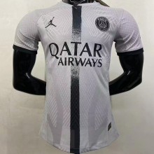 2022/23 PSG Away Grey Player Version Soccer Jersey