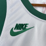 2023/24 Celtics TATUM #0 White Retro NBA Jerseys 热压