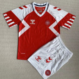 2023/24 Denmark Home Red Kids Jersey