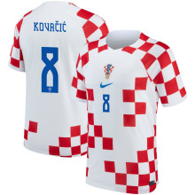 Kovaćić # 8 Croatia 1:1 Home Fans Jersey 2022/23