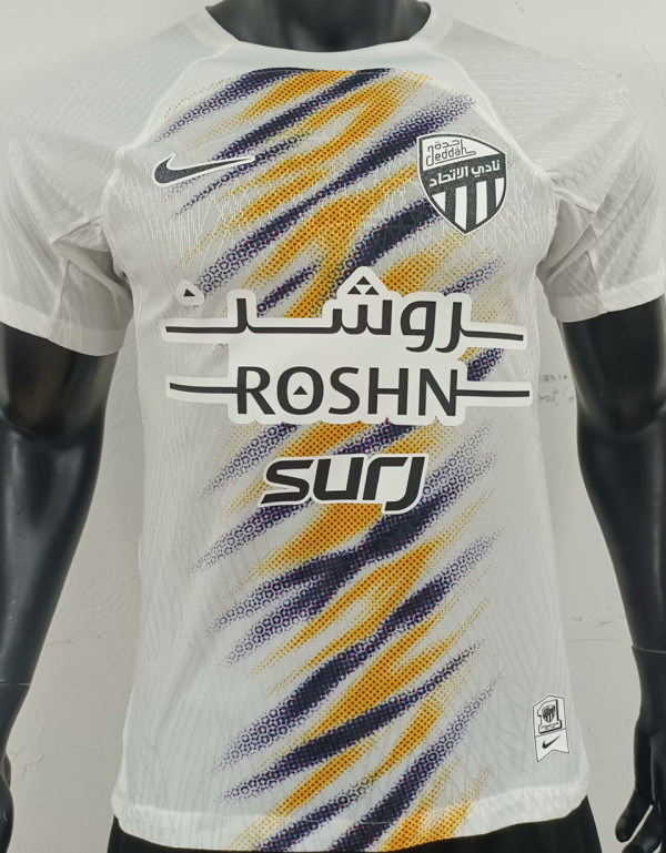 2024/25 Al Ittihad Away White Player Version Jersey 吉达联
