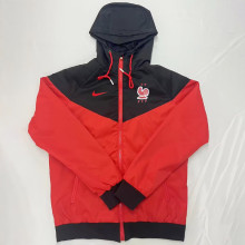 2024/25 France Red Black Windbreaker