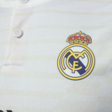2014/15 RM Home White Retro Player Version Long Sleeve Jersey 球员版