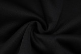 2025 In Milan Black Hoody Zipper Jacket Windbreaker