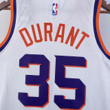 2023/24 Suns DURANT #35 White NBA Jerseys
