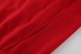 2025 AD~ Red Hoody Zipper Jacket Windbreaker