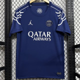 2024/25 PSG 1:1 Quality 4Th Blue Fans Soccer Jersey