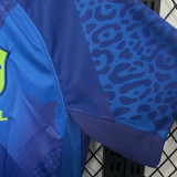 2025/26 Brazil Away Blue Fans Jersey