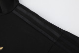 2025 AD~ Black Hoody Zipper Jacket Windbreaker