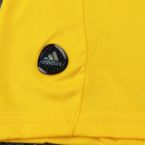 2011/12 RM Goalkeeper Yellow Retro Kids Soccer Jersey