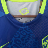 2025/26 Brazil Away Blue Fans Jersey