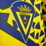 1991/92 Cadiz Home Retro Soccer Jersey 胸前带广告