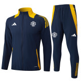 2025/26 M Utd Sapphire Blue Jacket Tracksuit