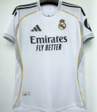 2025/26 RM Home White Player Version Soccer Jersey