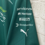 2025 Aston Martin F1 Green Team T-Shirt   (圆领 阿斯顿马丁)