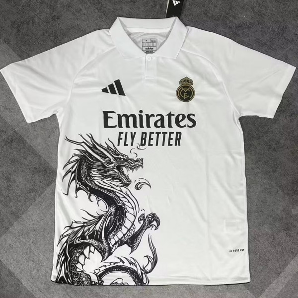 2025 RM Special Edition White Fans Soccer Jersey