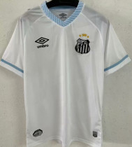 2025/26 Santos 1:1 Quality Home White Fans Soccer Jersey