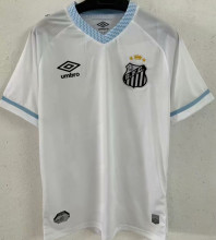2025/26 Santos 1:1 Quality Home White Fans Soccer Jersey