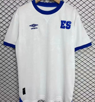 2025/26 EL Salvador Away White Fans Soccer Jersey 萨尔瓦多