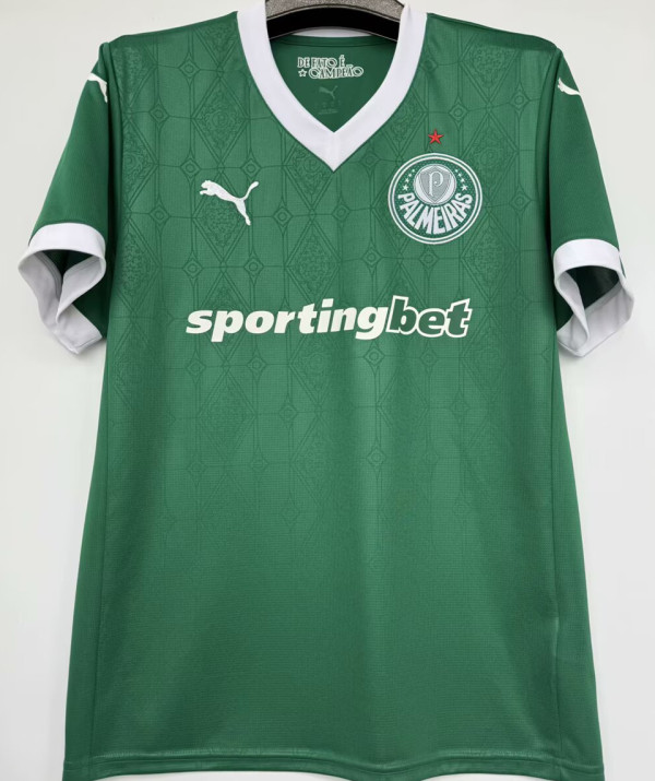 2025/26 Palmeiras 1:1 Quality Home Green Fans Soccer Jersey