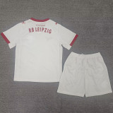 2025/26 RB L Home White Kids Soccer Jersey 莱比锡红牛