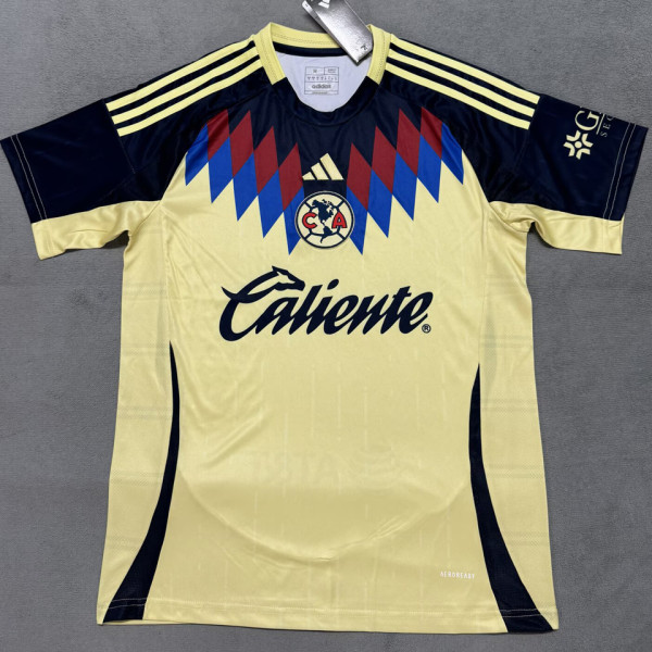 2025/26 Club America Home Yellow Fans Soccer Jersey