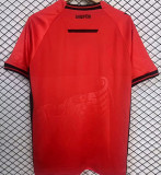 2025/26 Albania Home Red Fans Soccer Jersey 阿尔巴尼亚