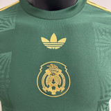 2025 Mexico Green Special Edition Player Version Long Sleever Jersey