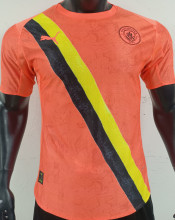 2025/26 Man City Orange Player Version Soccer Jersey