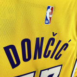 Lakers DONCIC #77 Yellow NBA Jerseys