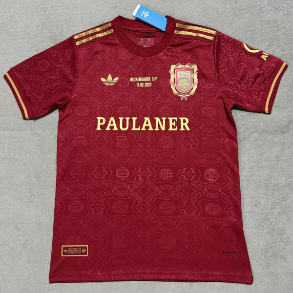 2025 BFC 125th Anniversary Edition BECKEMBAUER Red Fans Jersey 贝肯鲍尔
