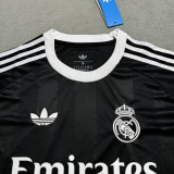 2025/26 RM Black Goalkeeper Fans Soccer Jersey