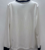 2025 Germany 125Th White Fans Long Sleeve Soccer Jersey