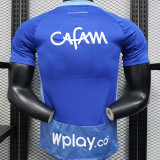 2025/26 Millonarios Home Blue Player Version Soccer Jersey