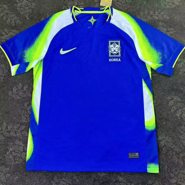 2025/26 South Korea Away Blue Fans Soccer Jersey