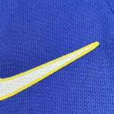 1996/97 Boca Home Blue Retro Long Sleeve Soccer Jersey