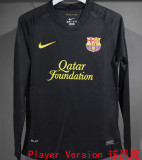 2011/12 BA Away Black Retro Player Version Long Sleeve Soccer Jersey  球员版